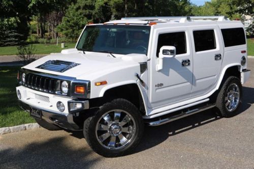 2008 hummer h2 luxury for sale~white/sedona~1 owner~30,667 miles~fantastic!