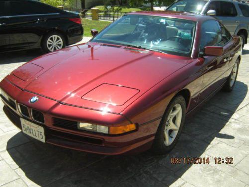 1991 bmw 850i beautiful, excellent cond. coupe 12cyclinder, new paint job over8k