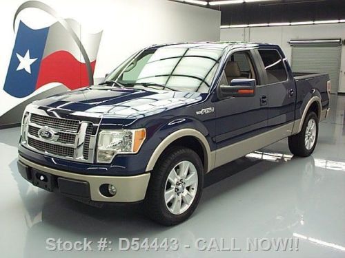 2010 ford f-150 lariat crew climate leather 20&#039;s 65k mi texas direct auto