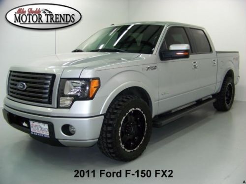 2011 ford f-150 fx2 crewcab ecoboost custom wheels bluetooth sony sync media 62k