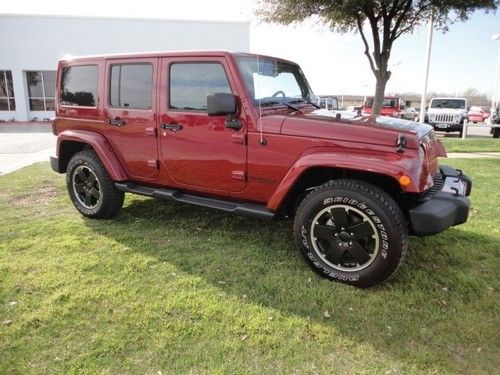 Unlimited altitude 4x4 hardtop nav leather 6-spd nice!