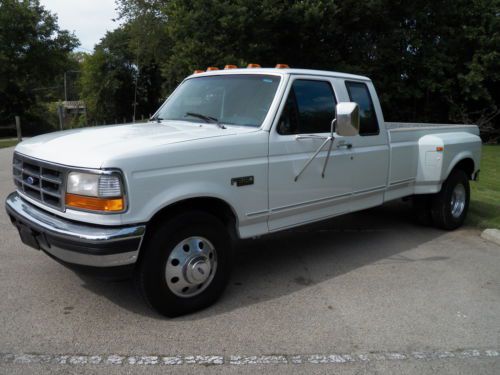 1995 ford f-350 7.3 diesel dually ext cab  dual fuel tanks super clean must see
