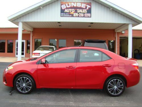 2014 toyota corolla s, no reserve, only 1000mi. damaged runs &amp; drives repairable