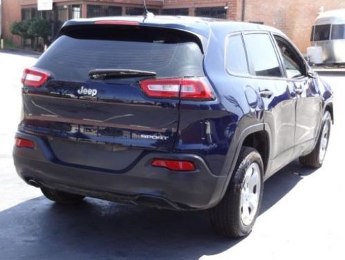 2014 jeep cherokee sport damaged fixable rebuilder repairable salvage must see!