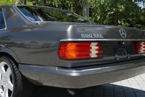 1985 Mercedes Benz 500 SEC Coupe 5.0l V8 4-Speed Auto Leather Sunroof 18in Alloy, US $10,950.00, image 21