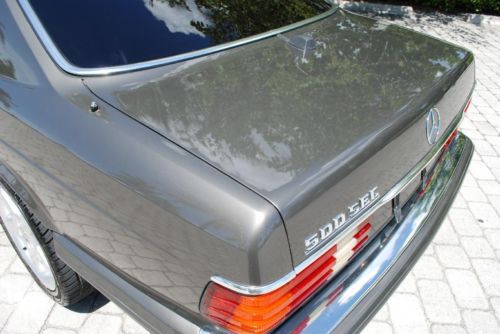 1985 Mercedes Benz 500 SEC Coupe 5.0l V8 4-Speed Auto Leather Sunroof 18in Alloy, US $10,950.00, image 33