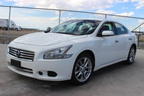 2012 nissan maxima 3.5s v6 damaged repairable fixer salvage runs! good coolant!