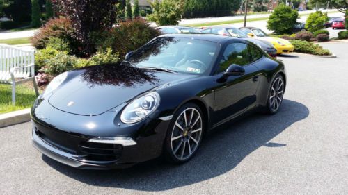 2012 991 cpo porsche carrera s pdk $130,630 msrp black/black full leather int.