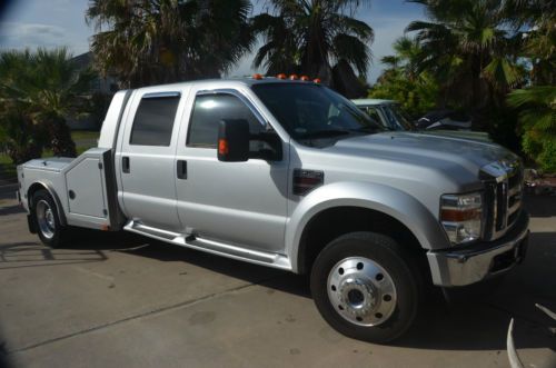 2008 ford f-450 super duty lariat crew cab pickup 4-door 6.4l, western hauler