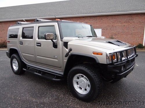 2003 hummer h2 leather sunroof automatic 4wd only 74k miles nice