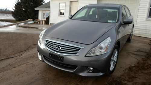 2011 infiniti g25 x awd sedan 4-door  flood salvage