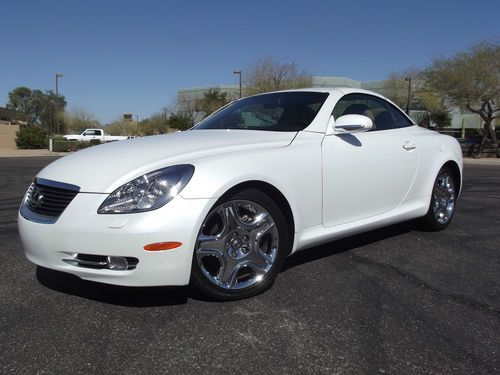 2008 lexus sc430 pearl white! low miles! wow! perfect car!