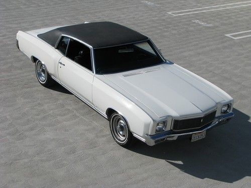 1971 chevrolet monte carlo original 86,000 mile 1 owner southern california car