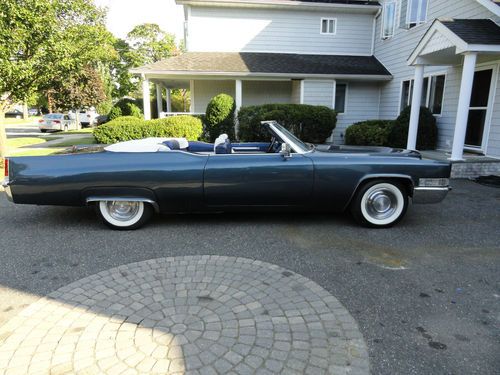 1969 cadillac deville base convertible 2-door 7.7l