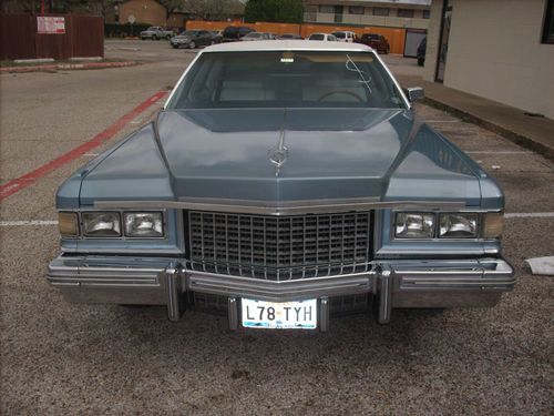 1976 cadillac fleetwood brougham sedan 4-door 8.2l