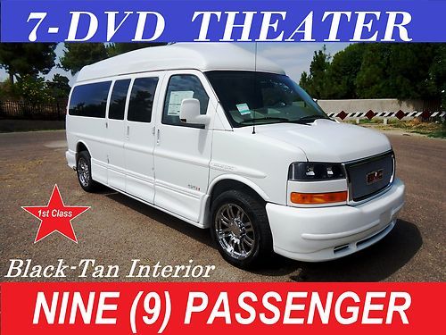 Blu-ray -7 tv-dvd theater  , 9 passenger custom conversion van