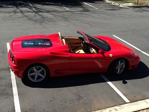 2001 ferrari 360 spider convertible 2-door 3.6l