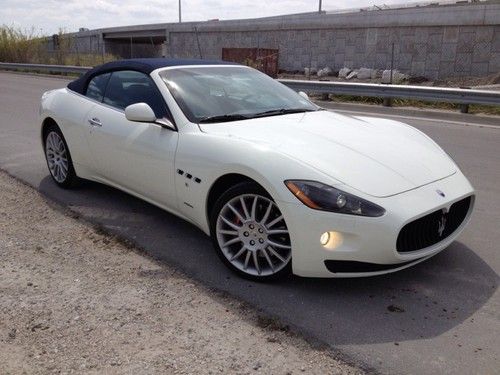 2010 maserati gran turismo 4.7 convertible 6k miles no reserve