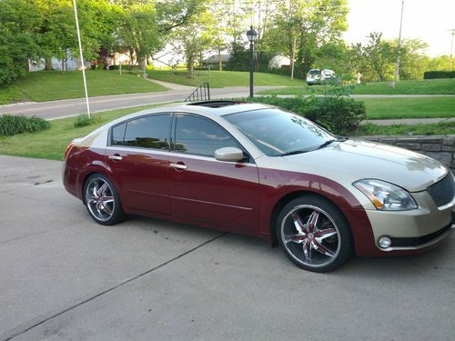 2006 nissan maxima se sedan 4-door 3.5l custom painted, 20' wheels, very clean