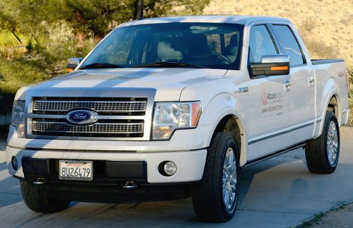 2011 ford f-150 platinum crew 4x4 sunroof nav flex fuel