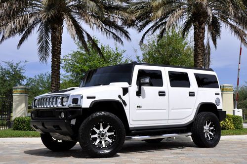 2006 hummer h2 lux pkg w/ 20" xd wheels* sunroof* loaded* no reserve* sharp h2!