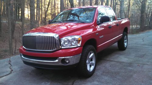 Lifted 2008 dodge ram 1500 slt quad cab 5.7l hemi "big horn"