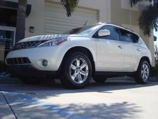 2006 nissan murano sl navigation back up camera leather sunroof garage kept look