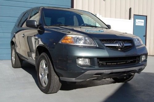 Wty 2005 acura mdx 4wd suv leather sunroof 3rd row 05 7 passenger 4x4 awd