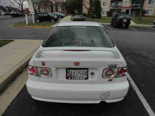 2000 Honda Civic EX Coupe 2-Door 1.6L White, US $5,500.00, image 6