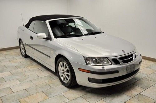 2004 saab 9-3 convertible 6speed wood steering ext 4yr warranty