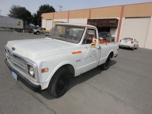 1969 chevy pickup truck, runs, automatic transmission