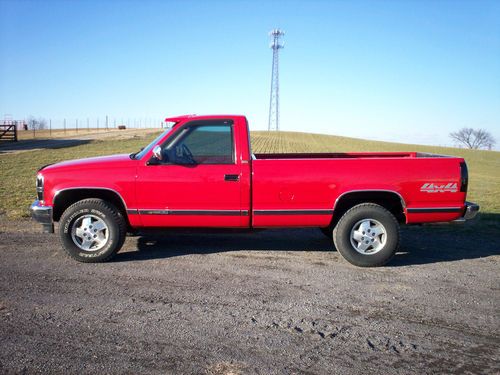 1993 chevrolet 1500 4x4 pickup standard cab