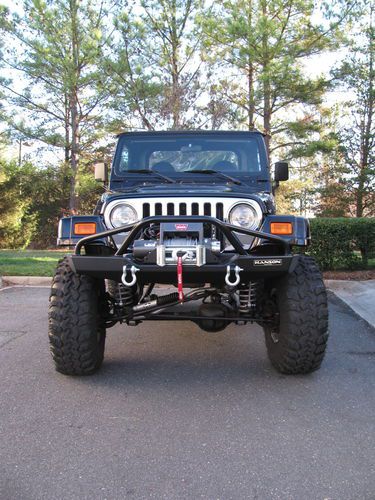 2000 jeep wrangler sahara 4.0l 4wd black 2 door