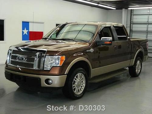 2011 ford f-150 king ranch crew sunroof rear cam 36k mi texas direct auto