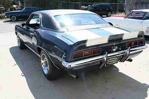 1969 Camaro Z/28 Numbers Match DZ Motor Original Dealer Invioce Protect-o-Plate, image 9