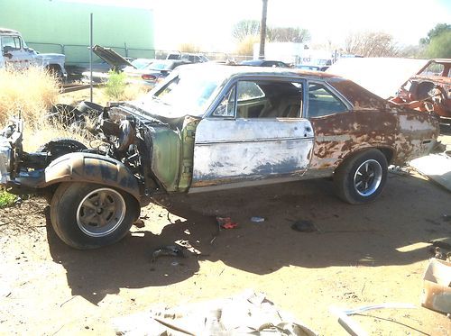 Very rare, 1972 rally nova skyroof option great project car.