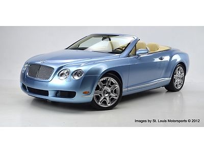 2009 bentley continental gtc mulliner silverlake magnolia example 11k miles