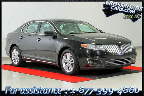 09 mks 48k fwd heated cooled seats leather wood trim sedan 3.7l v6 sirius radio