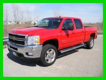 2011 chevy silverado 2500 hd crew cab 4wd ltz diesel gm certified!