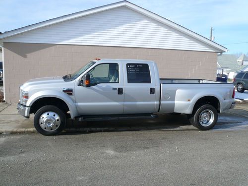 2008 ford f-450 super duty xlt crew cab pickup 4-door 6.4l indash navigation