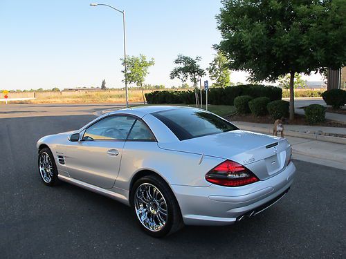 2007 mercedes sl55 sl 55 amg damaged wrecked rebuildable salvage low reserve 07