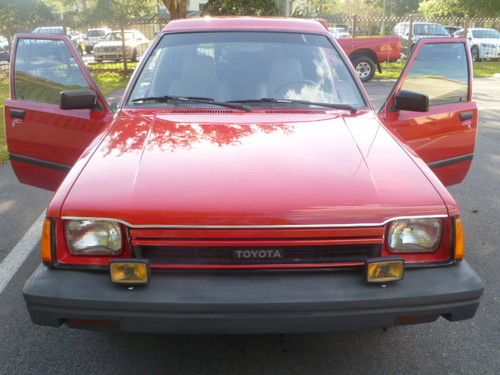 1984 toyota tercel dlx hatchback 5-door, low miles.no rust, amazing condition !