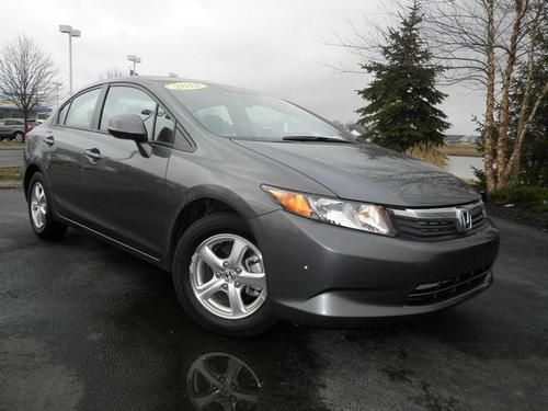 2012 honda civic natural gas navigation