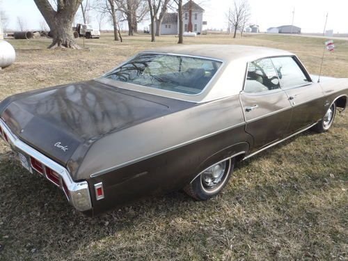 1969 chevrolet impala hardtop 350 ps pb ac skirts barn find 71k all original 69