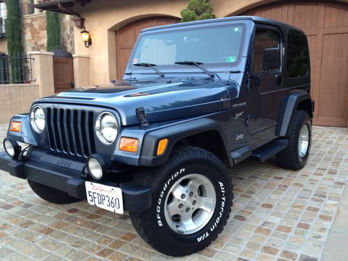 2002 jeep wrangler sport sport utility 2-door 4.0l ~ super nice!