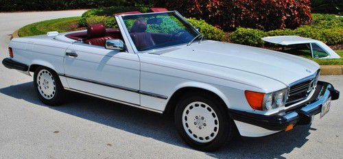 Simply pristine 1988 mercedes benz 560sl convertible all original low miles a/c