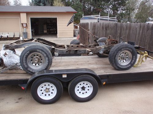 1968 toyota land cruiser frame, axles &amp; steering