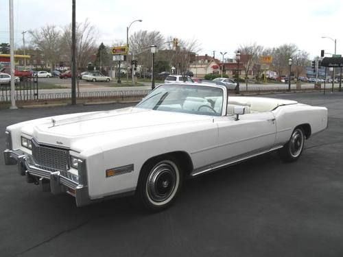 1976 cadillac eldorado - 6 passenger convertible