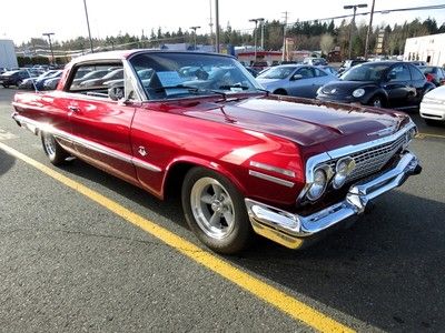1963 chevrolet impala ss 4-speed 15k in paint &amp; body alone! stunning restoration