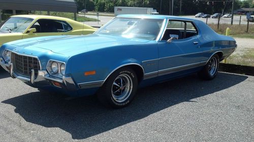 1972 gran torino 2 door hardtop v8 original  54k miles